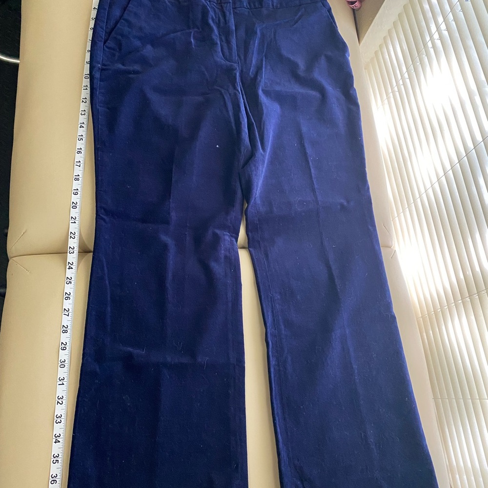 NWT-Blue soft velvety pants